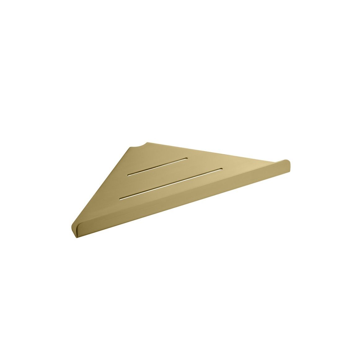 Individual by Vado Shama Bathroom Corner Shelf Brushed Gold [IND-18501-BRG]