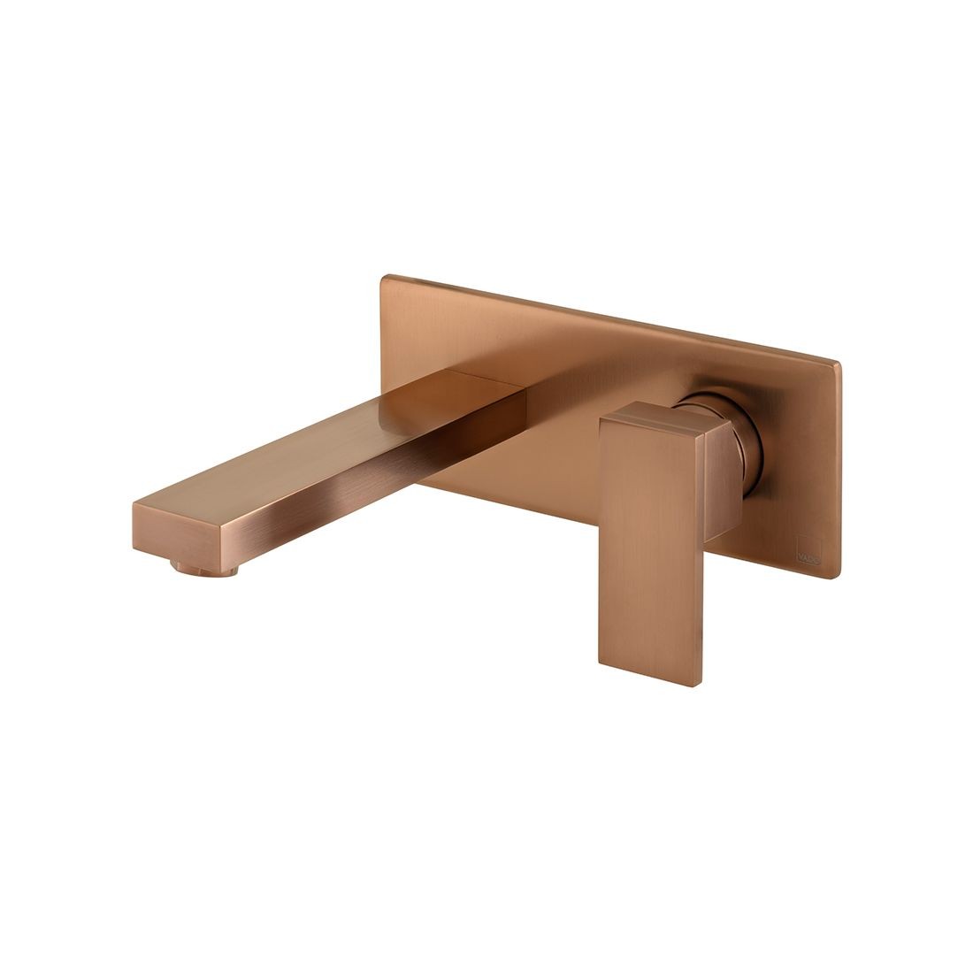 Individual by Vado Notion Wall Mounted Basin Mixer Tap with 200mm Spout Brushed Bronze [IND-NOT109FS/A-BRZ]