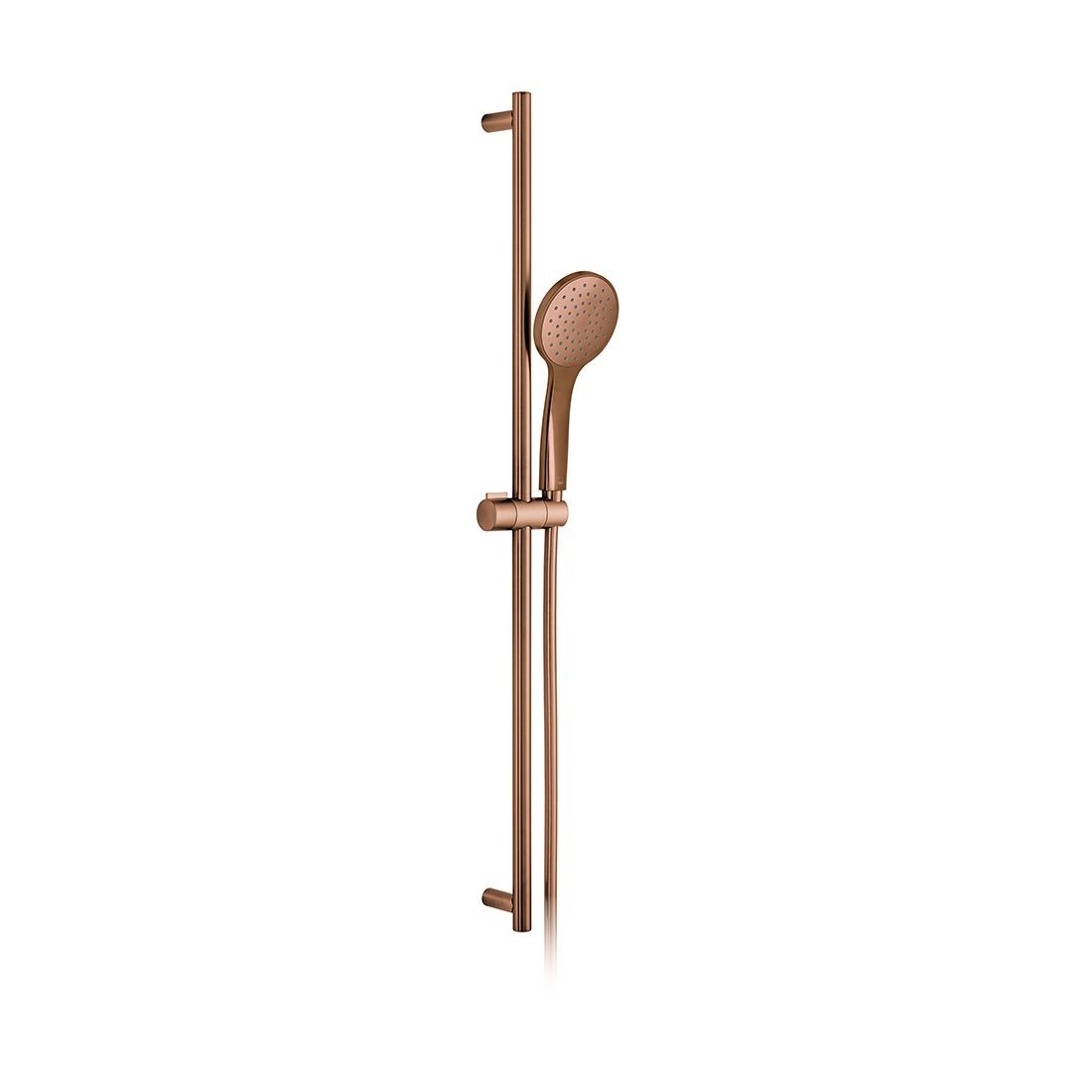 Individual by Vado Atmosphere Shower Handset Kit with Slide Rail (Round) Brushed Bronze [IND-SFSRK/RO-ATM-BRZ]