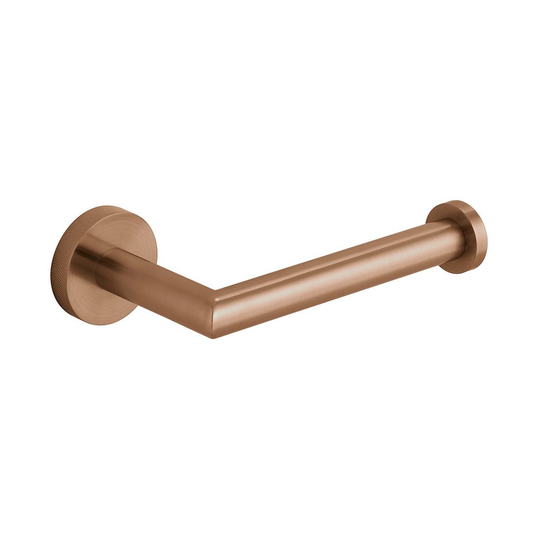 Individual by Vado Spa Open Toilet Roll Holder with Knurled Accents Brushed Bronze [IND-SPA180-BRZK]
