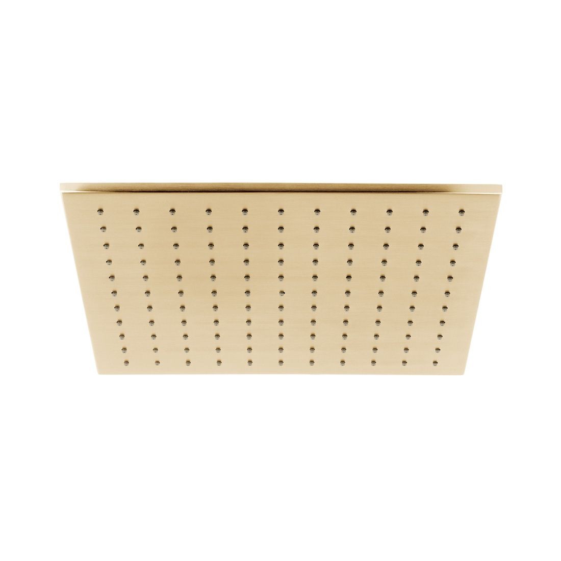 Individual by Vado Shower Head 300mm (12 inch) Square Brushed Gold [IND-SQ/30-BRG]