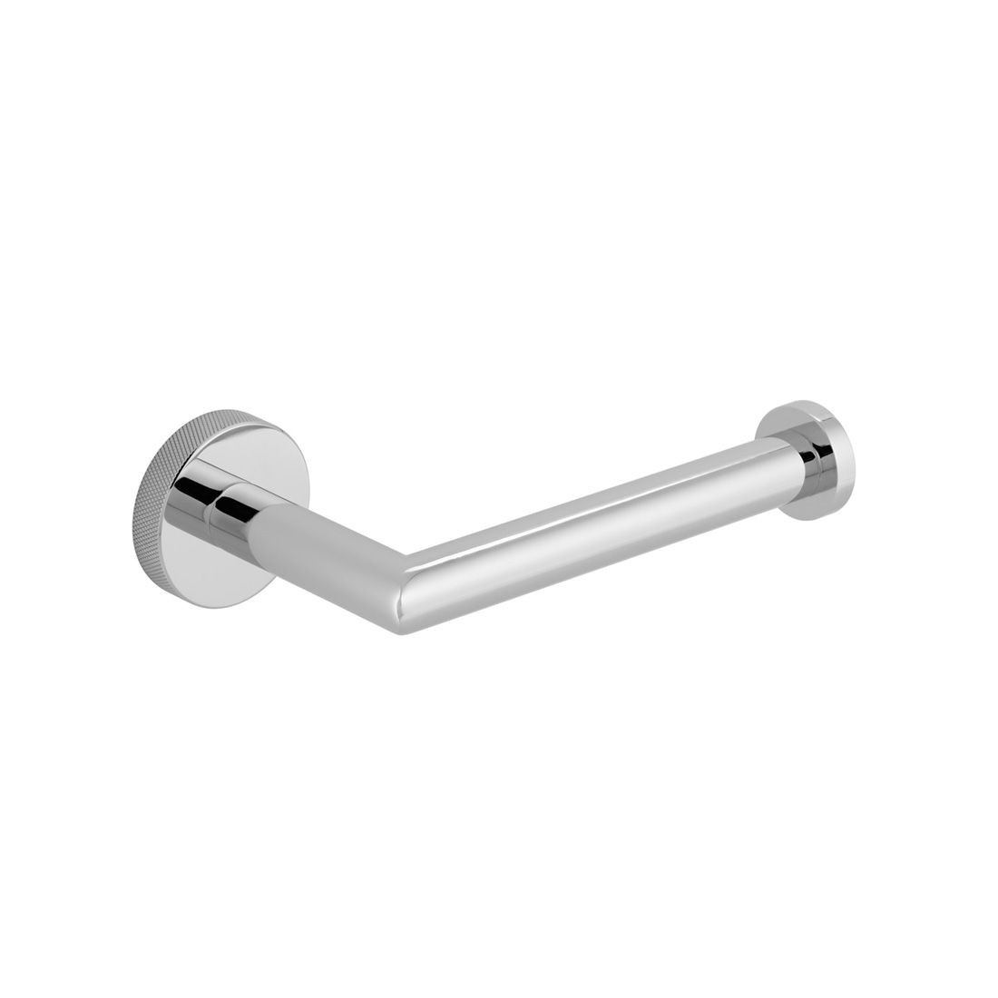 Vado Spa Open Toilet Roll Holder with Knurled Accents Chrome [SPA-180-CPK]