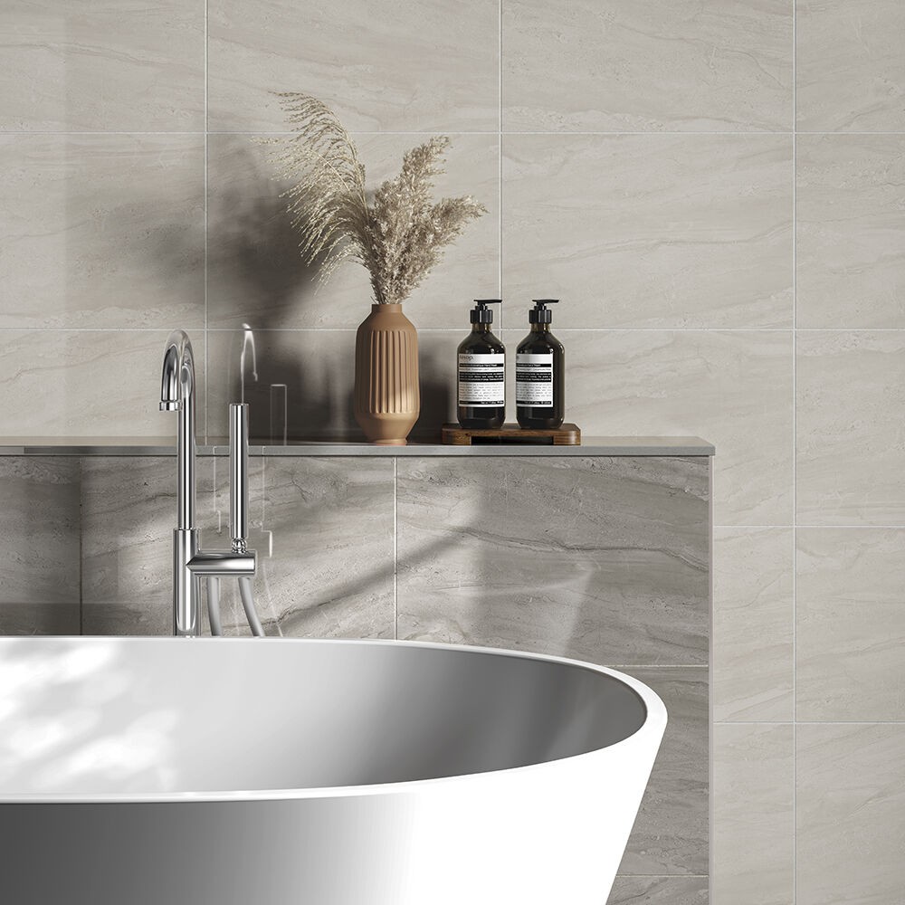 Verona Etta Ceramic Wall Tile 450 x 300mm Bianco [P12846]