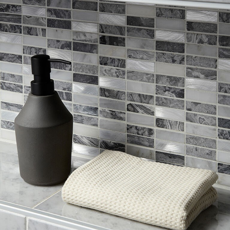 Verona Creswell Mosaic Wall Tile 300 x 300mm Grey [G30209]