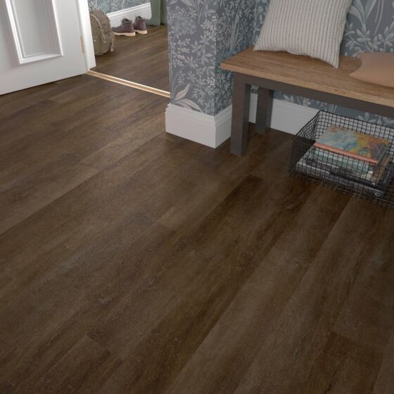 Verona ClickLux Rigid SPC Flooring 1219 x 178mm (10 Pack) Rich Walnut [L10004]