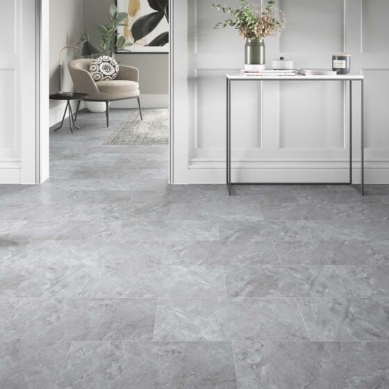 Verona Bowfell ClickLux Laminate Flooring 610 x 305mm (10 Pack) Stone Grey [L10021]