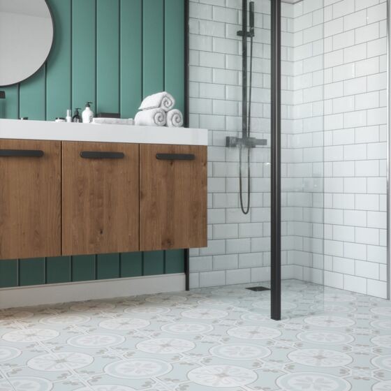 Verona Metro Ceramic Wall Tile 200 x 100mm White Gloss [P10175]