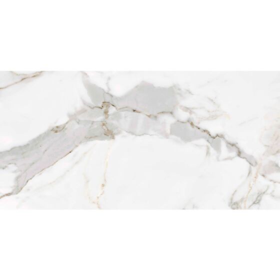 Verona Hannah Porcelain Floor & Wall Tile 1200 x 600mm Matt White [P10890]