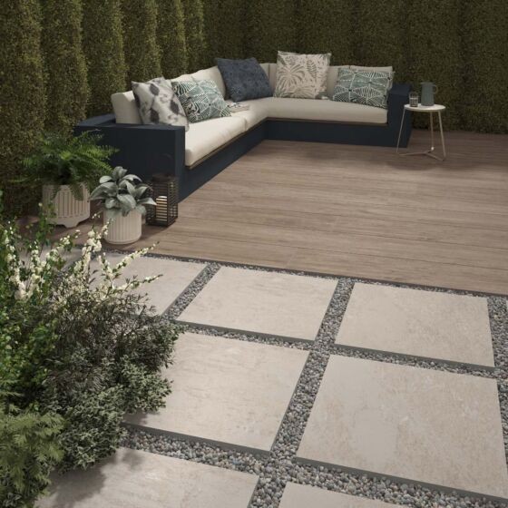 Verona Harewood Porcelain Floor Tile 1200 x 300mm Grey [P11187]
