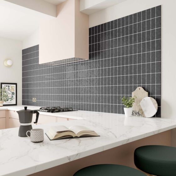 Verona Clay Ceramic Wall Tile 130 x 65mm Smoke [P12217]