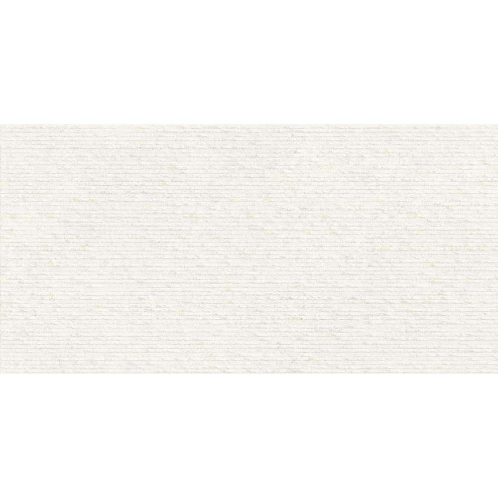 Verona Veronica Ceramic Wall Tile 600 x 300mm Matt White Decor [P12644]
