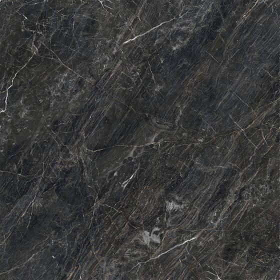 Verona Zeus Porcelain Floor & Wall Tile 600 x 600mm Midnight Black [P12681]