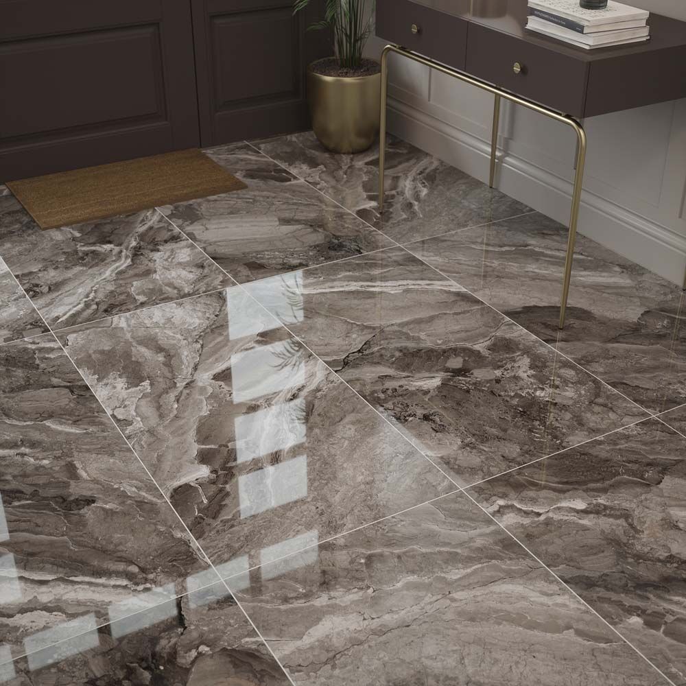 Verona Kore Porcelain Floor & Wall Tile 1200 x 600mm Slate Grey [P12688]