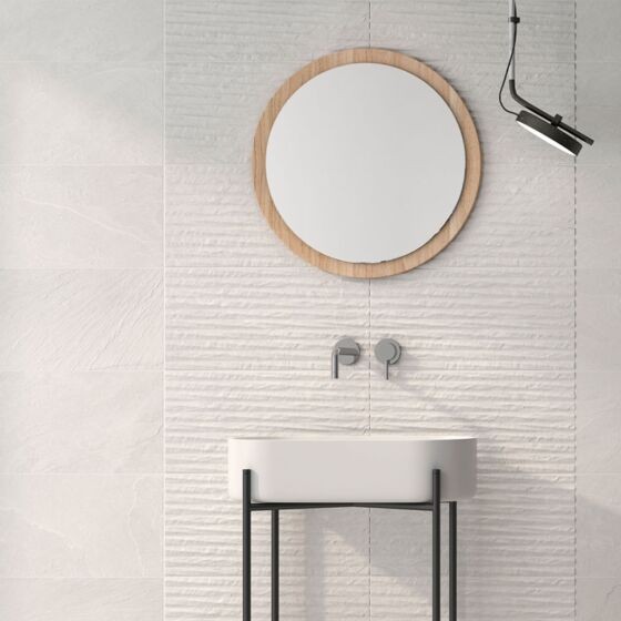 Verona Garonne Ceramic Wall Tile 600 x 300mm Moon Lined [P12779]