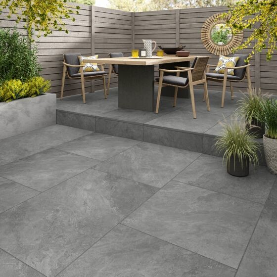 Verona Rainton Porcelain Floor Tile 600 x 600mm Light Grey [P12816]
