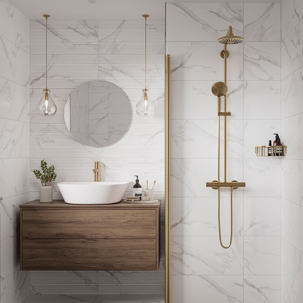 Verona Vernazza Ceramic Wall Tile 600 x 300mm Decor Matt [P12844]