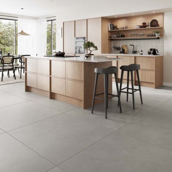 Verona Hartford Porcelain Floor & Wall Tile 995 x 995mm Greige [P12911]