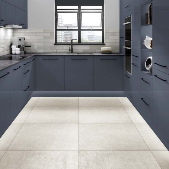 Verona Castile Porcelain Floor & Wall Tile 800 x 800mm White [P13483]