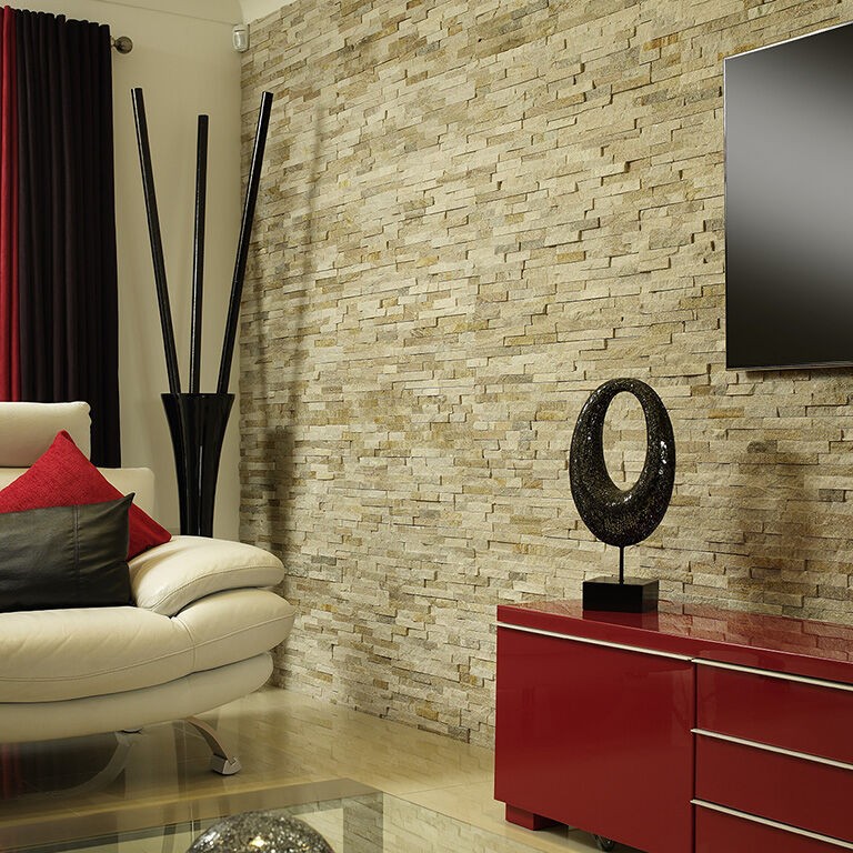 Verona Slate Wall Cladding 360 x 100mm Oyster Sparkle [S20036]