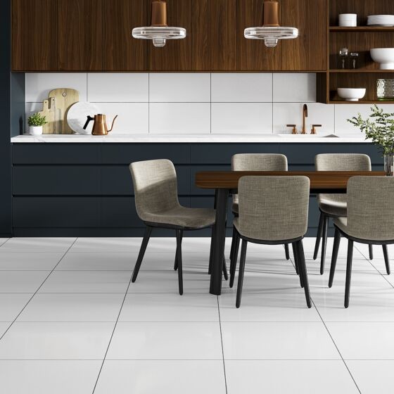 Verona Sugar Porcelain Floor & Wall Tile 300 x 600mm White [P10944]