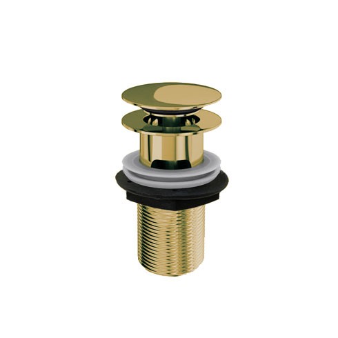 Burlington W11GOLD Slotted Sprung Plug Basin Waste Gold