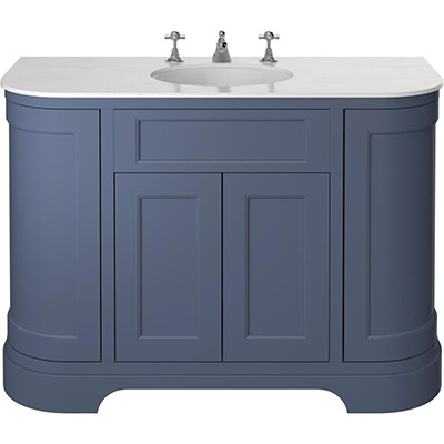 Heritage Wilton 1200mm Curved single - Maritime Blue [WIMBCU]
