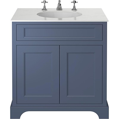 Heritage Wilton 800mm Freestanding - Maritime Blue