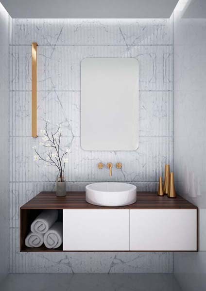 The White Space Kalm Non-Illuminated Mirror 50 x 80cm [WSM105]