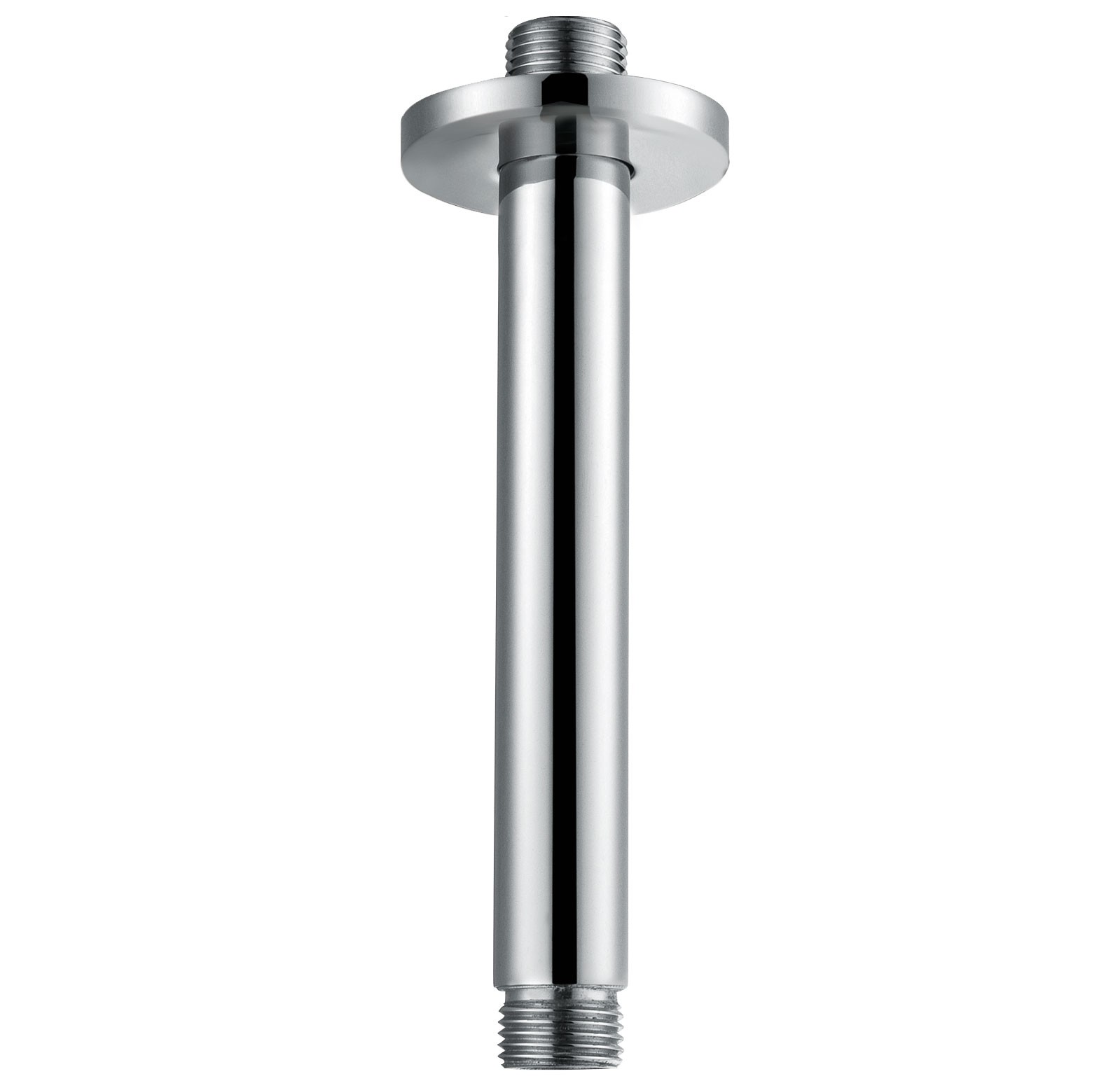 The White Space 120mm Brass Ceiling Arm - Chrome [WSV005]