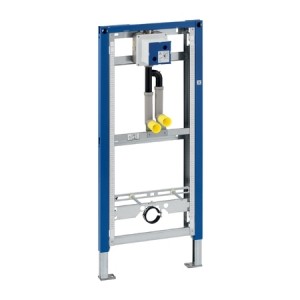 Geberit Duofix Urinal Frame - With Pipe Interrupter and Universal Housing - 130cm - for mains fed water supply [111622001]
