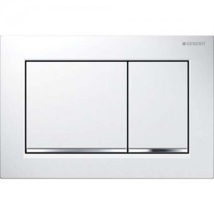 Geberit Omega30 - White / Gloss Chrome / White [115080KJ1]