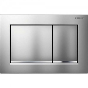 Geberit Omega30 - Matt Chrome / Gloss Chrome (Easy Clean) [115080JQ1]