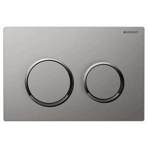 Geberit Kappa21 Dual Flush Plate - Matt Chrome/Gloss Chrome [115240KN1]