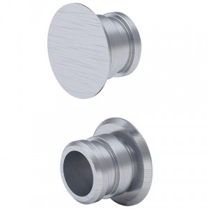 Geberit Set of fixing bolts for side cladding - brushed aluminium [131112TA1]