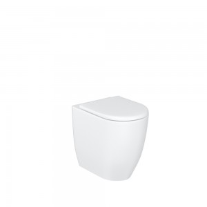 Britton 15B35308 Milan Rimless Back To Wall WC Pan with Seat White - (WC pan only)