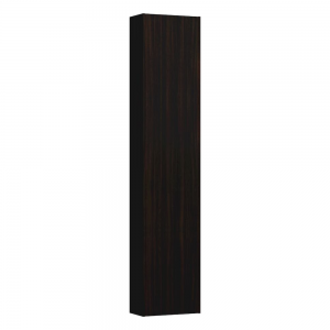 Laufen 4026511102631 Base Tall Cabinet - 1x Left Hinged Door 185x350x1650mm Dark Brown Elm