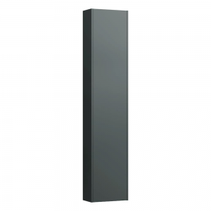 Laufen 4026511102661 Base Tall Cabinet - 1x Left Hinged Door 185x350x1650mm Traffic Grey