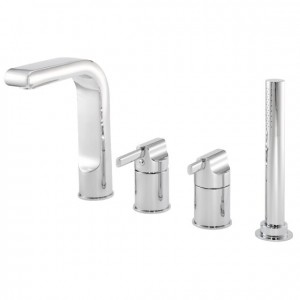 Pegler Panacea 4 Hole Bath Shower Mixer - Chrome [4P2005]