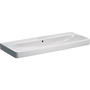 Geberit Smyle Square Basin 120cm No tap hole - White [500225011]