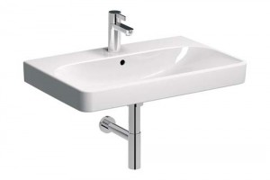 Geberit Smyle Square Basin 60cm One tap hole - White [500229011]