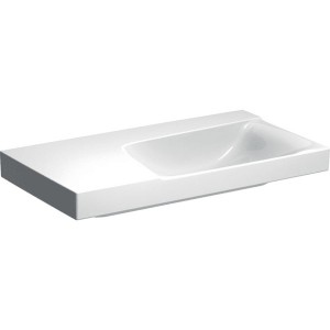 Geberit Xeno2 Basin with Shelf 90cm No tap hole - left hand shelf - White [500536011]