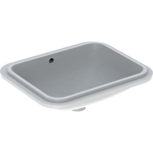 Geberit VariForm Rectangular Undercounter 45 x 35cm. No tap hole - White [500760012]