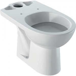 Geberit Selnova Floorstanding Pan - White - For Close Coupled Exposed Cistern Horizontal Outlet 6/4 or 4/2.6 Litre [501041006] - (WC pan only)