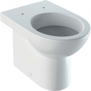 Geberit Selnova Back to Wall Pan Horizontal Outlet 6/4 or 4/2.6 Litre - White [501043006] - (WC pan only)