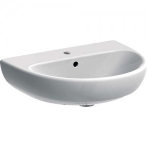 Geberit Selnova 55cm Washbasin - White - 1 Tap hole [501060006]