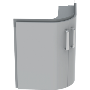 Geberit 501485001 Selnova Compact 700mm Corner Basin Unit - Grey (BASIN NOT INCLUDED)