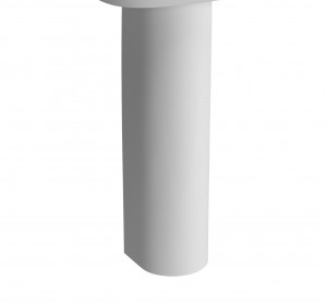 Vitra Milton Pedestal - White [6408WH] - (pedestal only - Basin NOT Included)