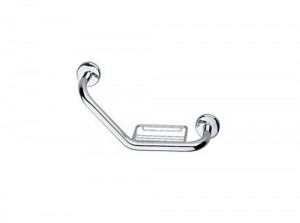 Inda Hotellerie Cranked Grab Bar 43 x 22h x 12cm - Chrome [A0492TCR]