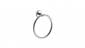 Inda Gealuna Towel Ring 18 x 20h x 6cm - Chrome [A10160CR]