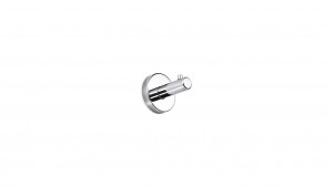 Inda Gealuna Robe Hook 5 x 5h x 6cm - Chrome [A1020ACR]